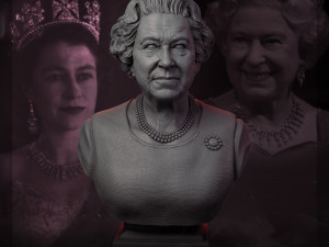 queen elizabeth ii 3d print model 3D Print Model