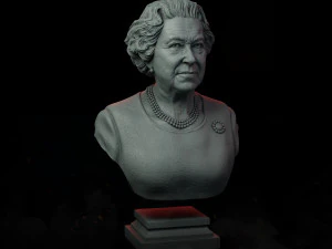 queen elizabeth ii 3d print model 3D Print Model