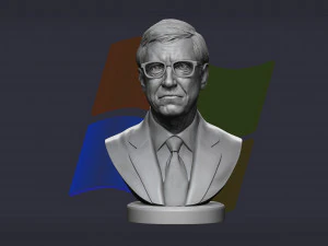 Model Billa Gatesa do druku 3D Model do druku 3D