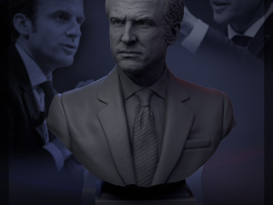 emmanuel macron 3d print model 3D Print Model