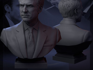 emmanuel macron 3d print model 3D 打印模型