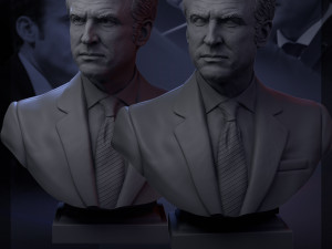 emmanuel macron 3d print model 3D 打印模型