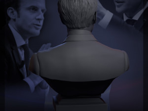 emmanuel macron 3d print model 3D 打印模型