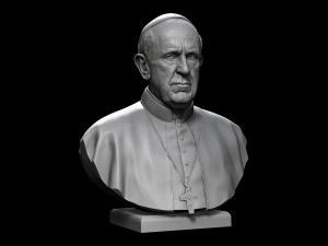 pope francis v1 3d print model 3D-printmodel