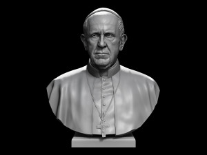 pope francis v1 3d print model 3D-printmodel