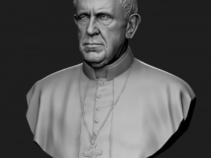 pope francis v1 3d print model 3D-printmodel