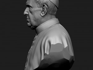 pope francis v1 3d print model 3D-printmodel