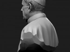 pope francis v1 3d print model 3D-printmodel