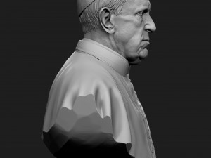 pope francis v1 3d print model 3D-printmodel