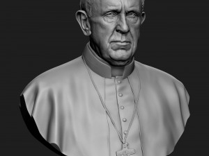 pope francis v1 3d print model 3D-printmodel