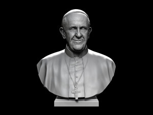 pope francis v2 3D Print Model