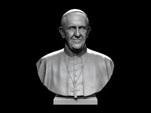 papa francesco v2 Modello di stampa 3D