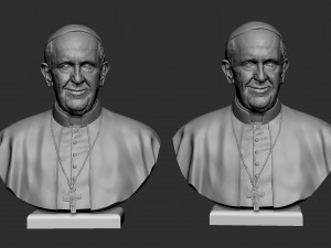 pope francis v2 3D Print Model