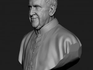 papa francesco v2 Modello di stampa 3D