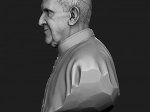 papa francesco v2 Modello di stampa 3D