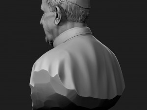 pope francis v2 3D Print Model