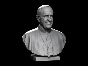 pope francis v2 3D Print Model