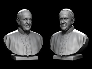 pope francis v2 3D Print Model