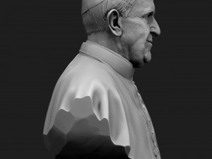 pope francis v2 3D Print Model