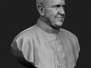 pope francis v2 3D Print Model