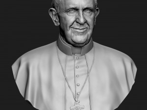 pope francis v2 3D Print Model