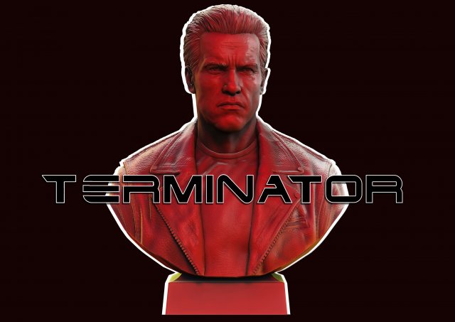 terminator arnold schwarzenegger 3d print model 3D Print Model .c4d .max .obj .3ds .fbx .stl .blend 