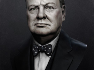 winston churchill 3d print model 3D Принт Модель