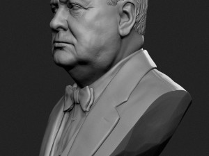 winston churchill 3d print model 3D Принт Модель