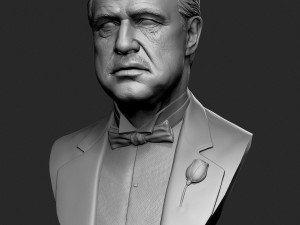 godfather marlon brando 3d print model Modelo de impresión 3D