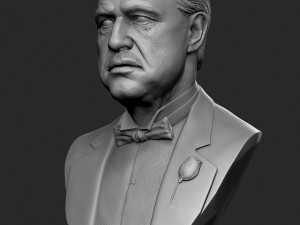godfather marlon brando 3d print model Modelo de impresión 3D