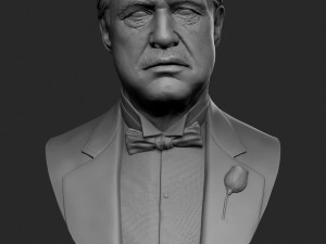 godfather marlon brando 3d print model Modelo de impresión 3D