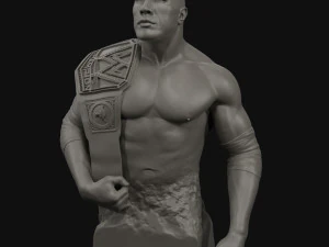 dwayne the rock johnson 3d print model 3D Print Model