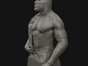 dwayne the rock johnson 3d print model 3D Print Model