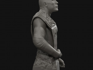 dwayne the rock johnson 3d print model 3D Принт Модель