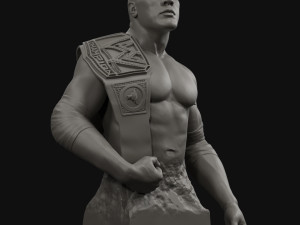 dwayne the rock johnson 3d print model 3D Принт Модель