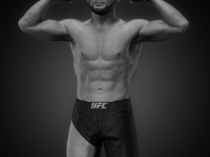 khabib nurmagomedov 3d print model 3D प्रिंट मॉडल