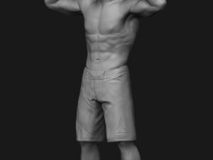khabib nurmagomedov 3d print model 3Dプリントモデル