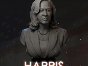 Kamala Harris v2 modello di stampa 3D Modello di stampa 3D