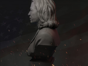 kamala harris v2 3d print model Modèles 3D en vedette