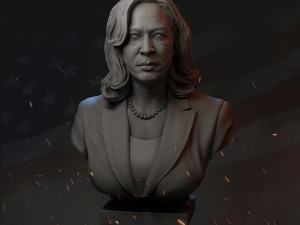 kamala harris v2 3d print model Modèles 3D en vedette