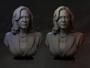 kamala harris v2 3d print model Modèles 3D en vedette