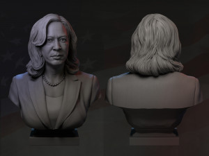 kamala harris v2 3d print model Modèles 3D en vedette