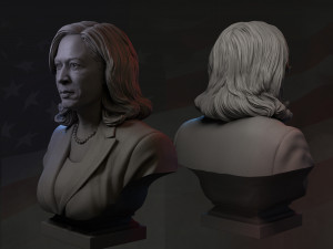 kamala harris v2 3d print model Modèles 3D en vedette
