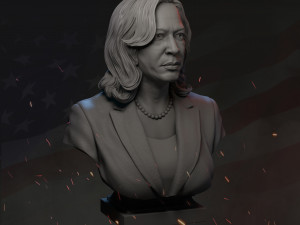 kamala harris v2 3d print model Modèles 3D en vedette