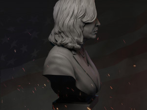 kamala harris v2 3d print model Modèles 3D en vedette
