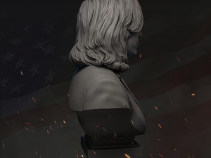 kamala harris v2 3d print model Modèles 3D en vedette