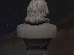 kamala harris v2 3d print model Modèles 3D en vedette