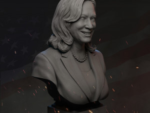 kamala harris v1 Modelo de Impressão 3D