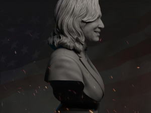 kamala harris v1 Modelo de Impressão 3D