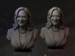 kamala harris v1 Modelo de Impressão 3D